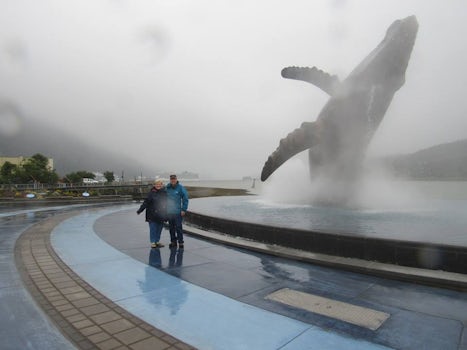 Whale Park in Juneau....it was fantastic! Can you say "photo-bombed by