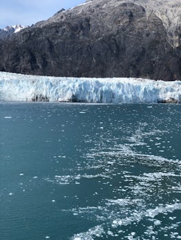 Taken from stateroom balcony while sailing up Glacier Bay.
