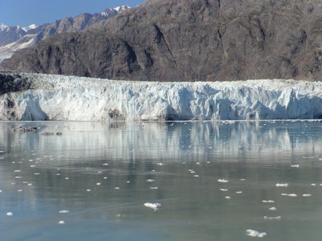 Calving glacier.