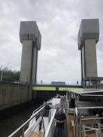 One of many Water Locks that the ship went through