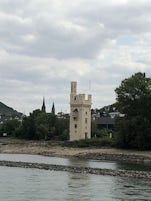 Mouse Tower at the end of the Romantic Rhine portion of the cruise.