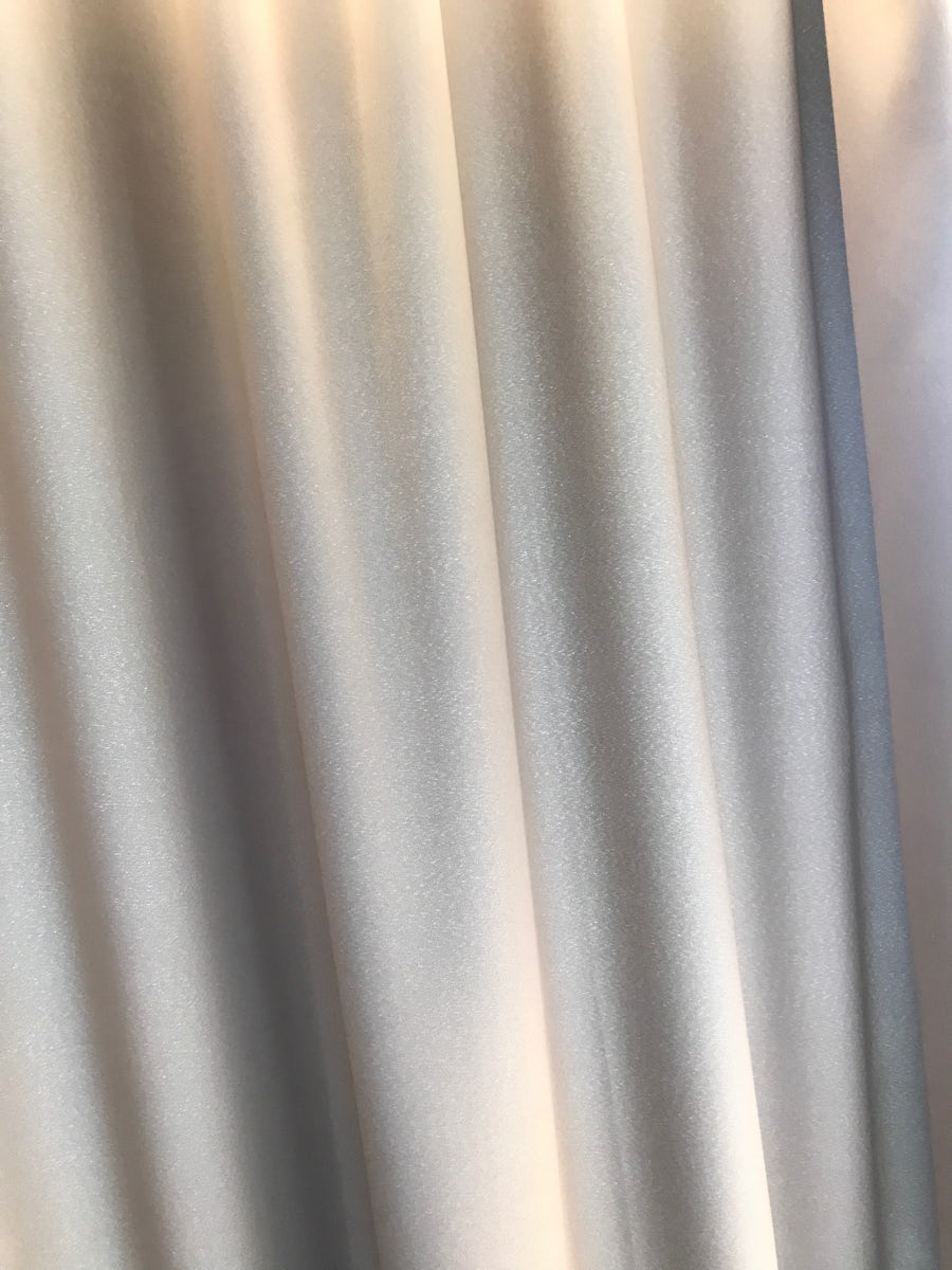 Curtains do not block the morning light