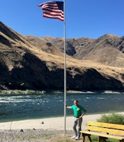 And that's me in Hell's Canyon , Snake River. With the compliments