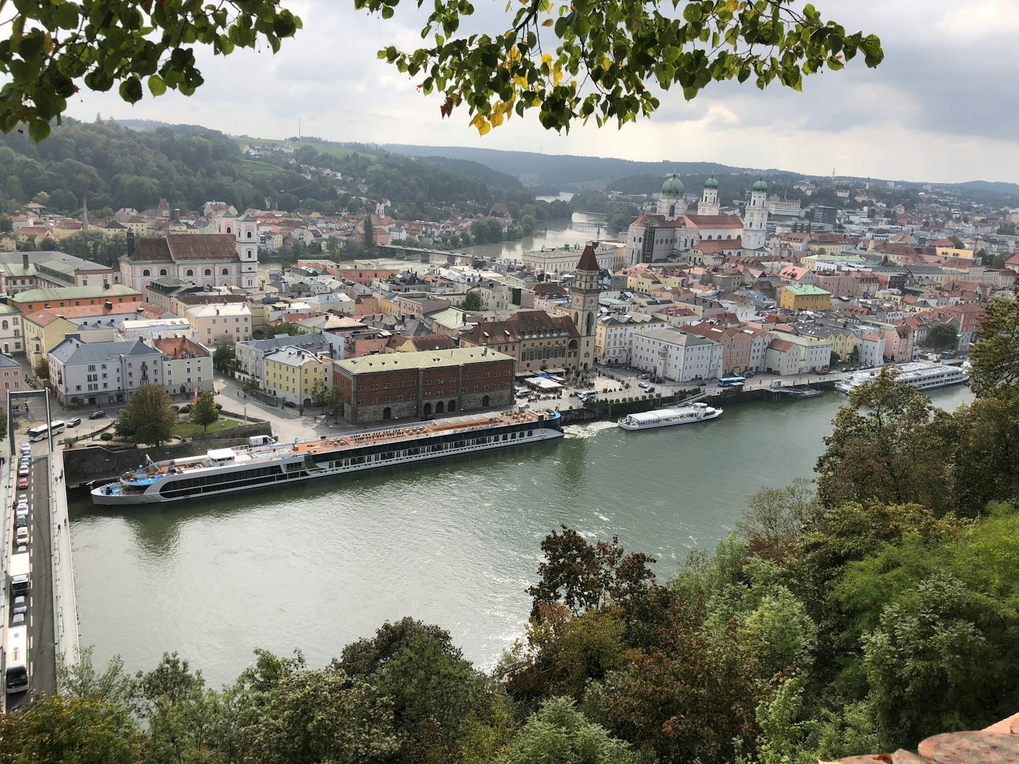 The Ama Lea in Passau.  Taken from the hike to the Passau Castle