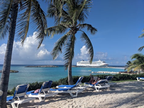 View of The Gem from Great Stirrup Cay