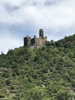 One of MANY castles we saw during the afternoon of cruising the Middle Rhin