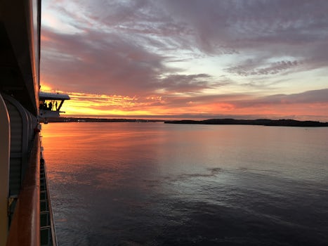 Sunrise starboard balcony deck 9 in Halifax
