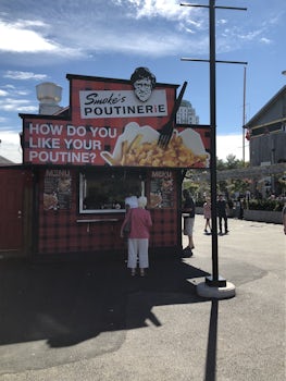 Poutine stand in Halifax