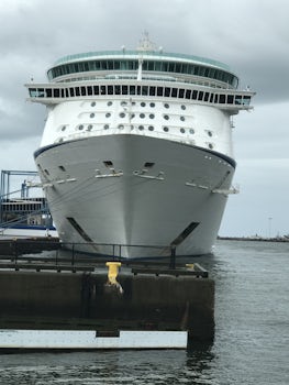The bow of the Adventure of the Seas