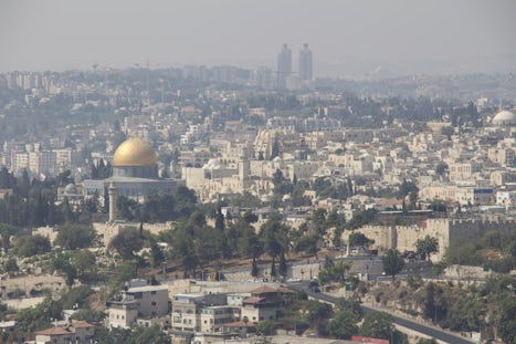 View of Jerusalem, Israel, from the Mt. of Olives