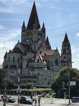 Donaustadt Church in Vienna or....Disneyland castle?
