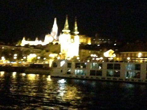 Arriving in Budapest by night! Simply beautiful!!!