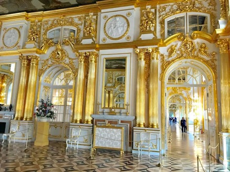 Catherine's Palace in St Petersburg, Russia