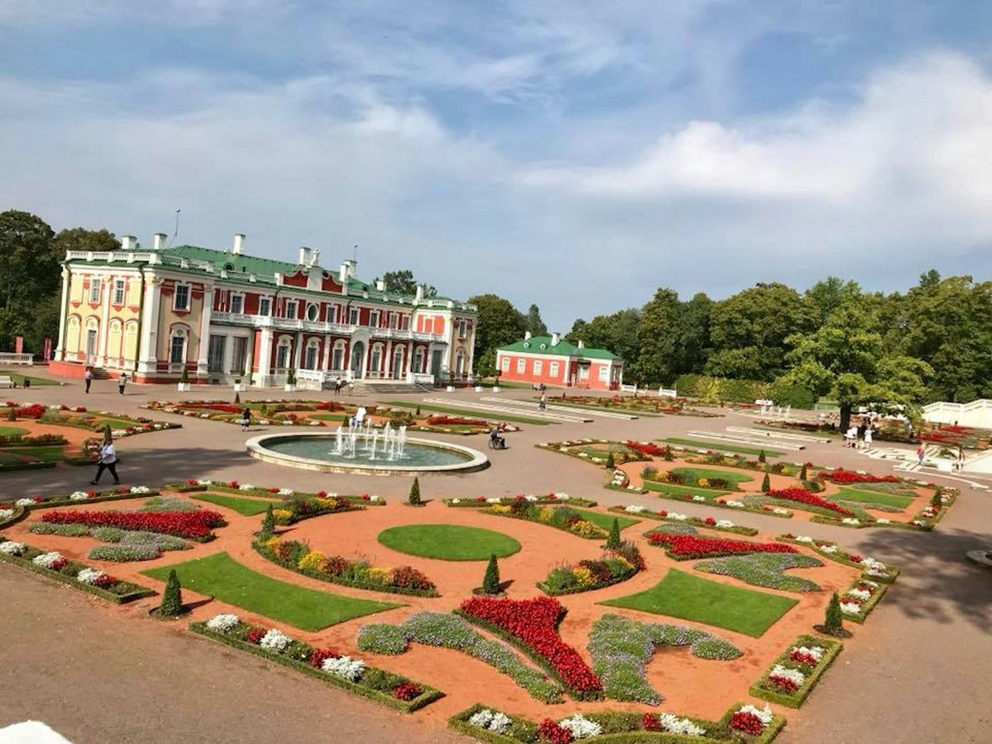 Peter's and Catherine's palace and garden in Tallinn, Estonia
