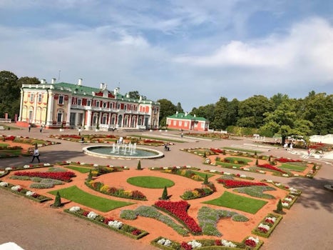 Peter's and Catherine's palace and garden in Tallinn, Estonia