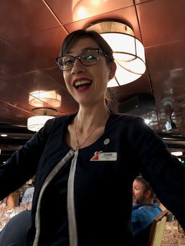 Duana from Serbia - adorable Hostess in Wind Song Restaurant and a perfect