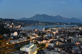 View of Lucerne from Hotel Gutsch