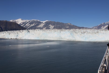 Glacier viewing from the top deck