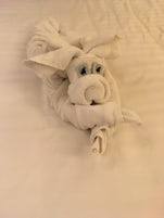 Fabulous stateroom stewards and the daily towel art.