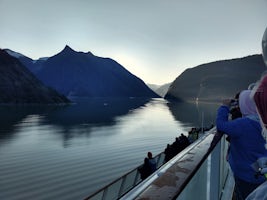 Entering Tracy Arm Fjord