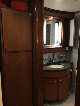 Sink area and part of closet