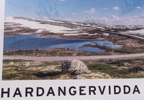 Hardangervidda Pass and glacier were beautiful sites we witnessed on our to