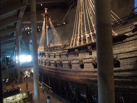 Arrival for the Pre-stay in Stockholm, we visited the Vasa Museum.....very