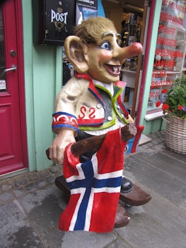 another 'ugly giant'----Troll, that we saw, laughed at and saw thro