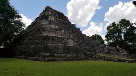 Mayan Ruins in Costa Maya Mexico