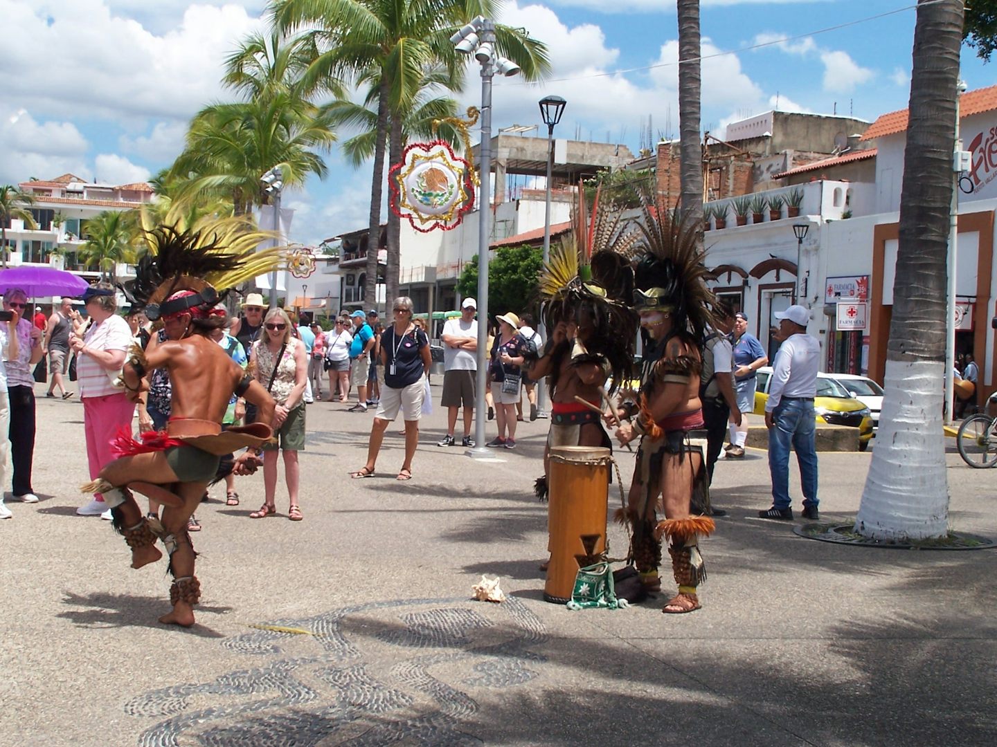 Dancers on the Malecon Boardwalk - Puerto Vallarta
