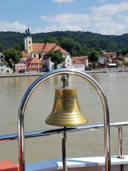 Avalon Panorama inaugural ship's bell- iconic!