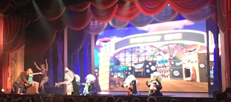 Another of the stage productions. (Cute integration of 'puppets')