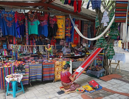 Marketplace in Puerto Quetzal, Guatemala