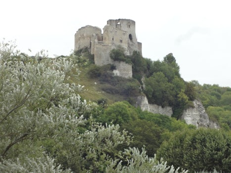 Ruins of King Richard the Lionheart's castle at Les Andelys