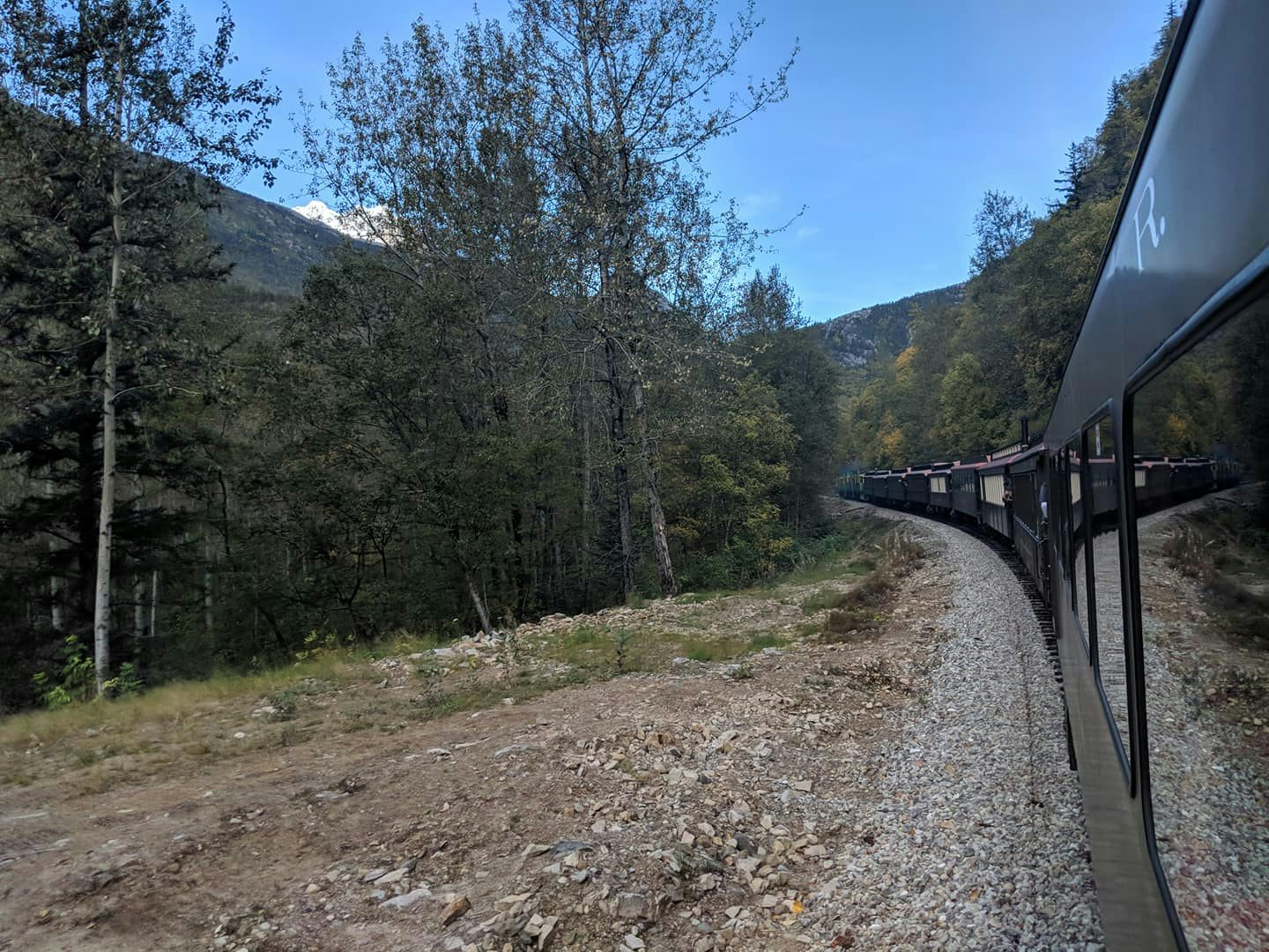 Our Train Ride through White Pass!