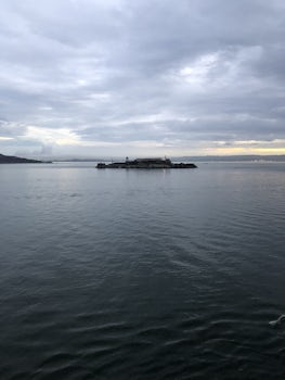 Alcatraz from our cabin