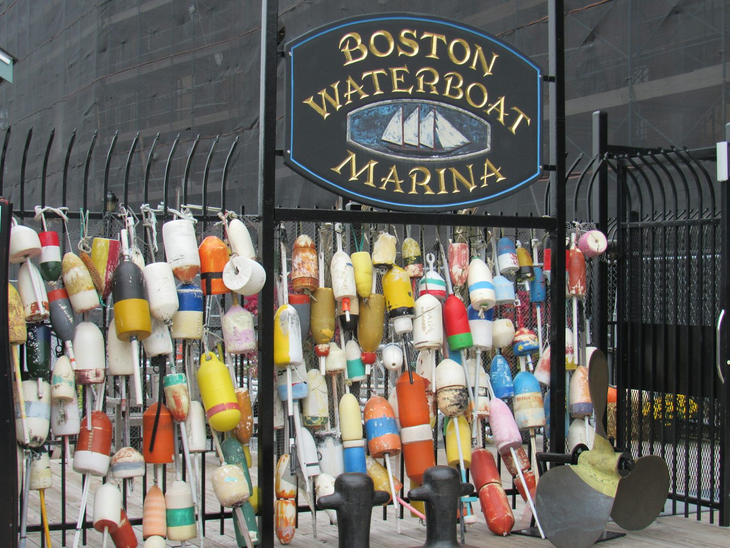 Entrance to Boston Waterfront in Boston
