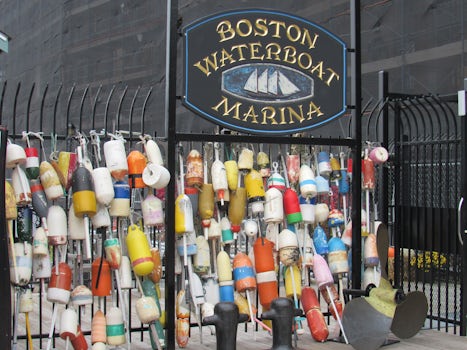 Entrance to Boston Waterfront in Boston