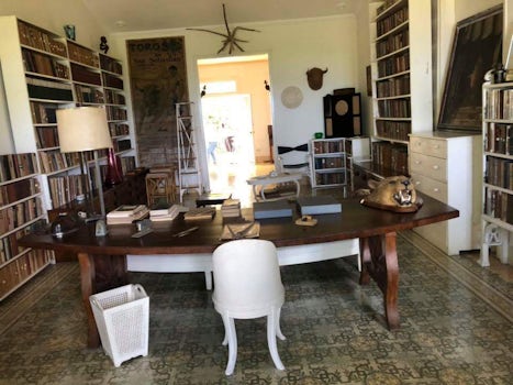 Inside of Hemingway's home in Havana suburb