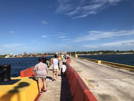 Port in Costa Maya