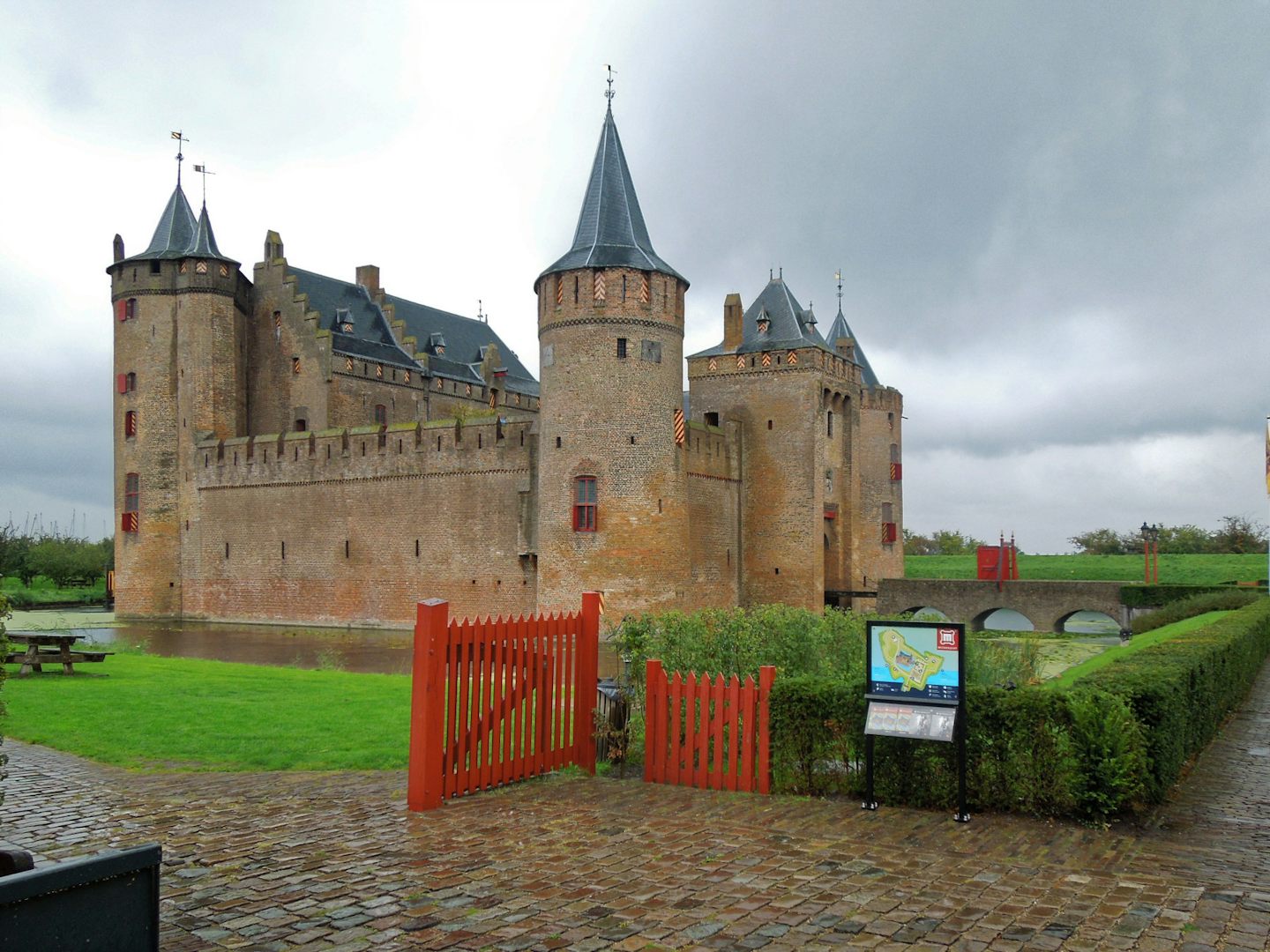 We visited Castle Muiderslot outside of Amsterdam on the tour from our Aval