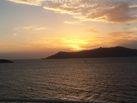 Sunset in Santorini