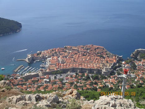 Taken from top of Dubrovnik after cable car assent
