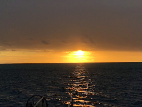 Sunset from the Catamaran Sunset Sail