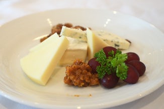 Cheese plate that came with dinner