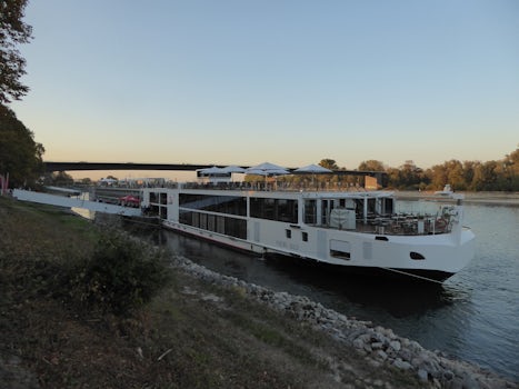 Our floating hotel, docked for the week in Speyer.