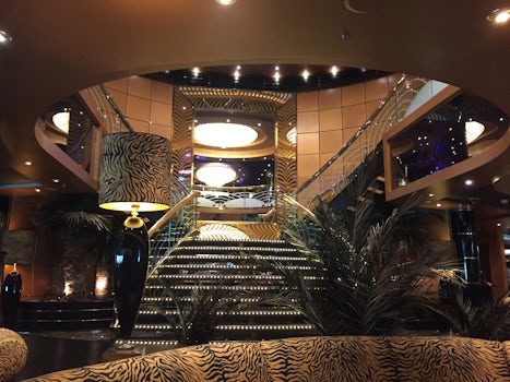 Beautiful staircase on MSC Magnifica