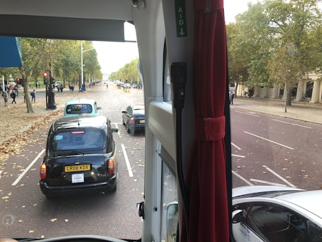 Buckingham Palace, but mostly bus