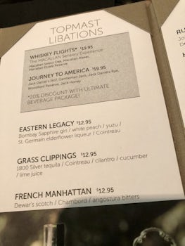 Cocktail Menu, Tankards