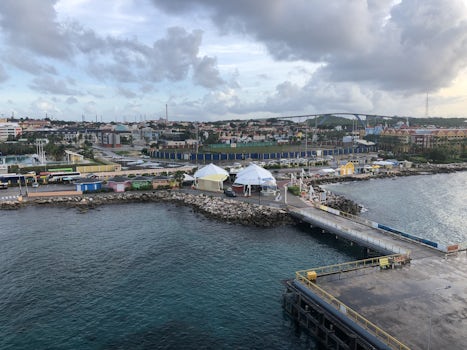 Curacao view from ship (port side)